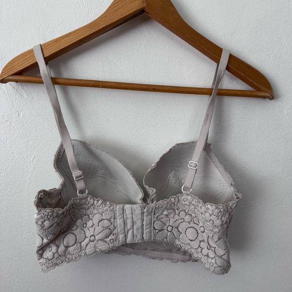 Aerie Real Happy Demi Lightly Lined Candy Lace Bra Size 34D - Picture 6 of 6